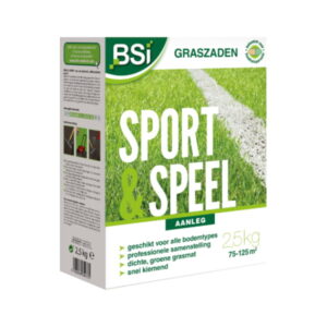 BSI sport en speel graszaad 2.5 kilo