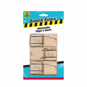 Houten muizenval Compo 3 stuks