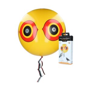 Knock Pest schrikballon geel