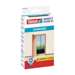 Tesa standard vliegenhor zwart 2X 0.65M X 2.20M